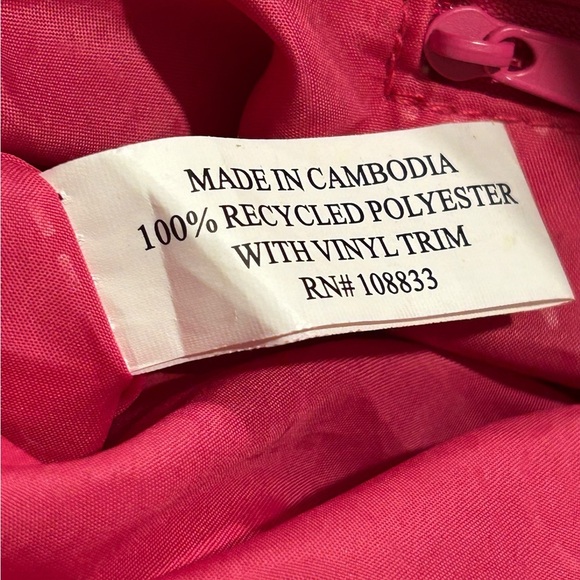 A very pretty pink and blue purse with bling and tassels - Picture 8 of 14